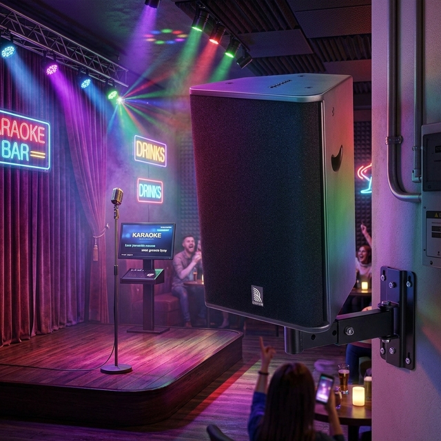 Professional Audio Video Lighting 300w 12-Inch Portable Fix Installation Hi-Res Audio 2-Channel Sound Equipment for Disco Bar