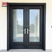 Ventanas Francesas de Aluminio con Rotura de Puente Térmico, Doble y Triple Acristalamiento, Antirrobo, para Apartamentos y Dormitorios