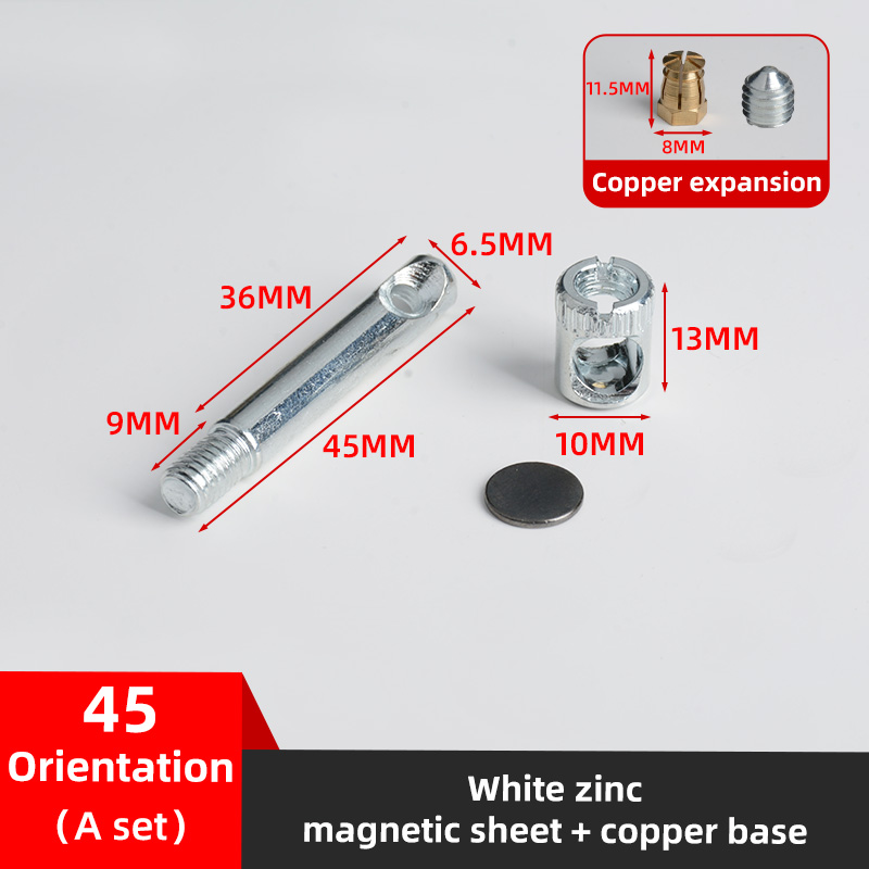 Directionnel 45 mm [Zinc blanc + Couvercle magnétique + Écrou en cuivre]