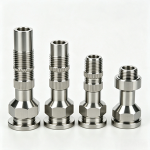 Conector Roscado Mecanizado por CNC de Alta Tolerancia, Accesorios Neumáticos e Hidráulicos Metálicos Personalizados, Piezas de Acero Inoxidable/Aluminio/Latón - Product Image 4
