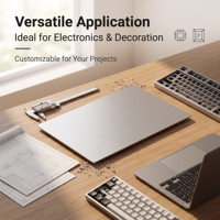 Tôle en aluminium 1060, plaque en alliage d'aluminium anodisé, épaisseur 0,5 mm 1 mm, découpe de précision, services personnalisés pour applications industrielles