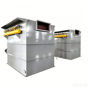 Système de filtration à jet pulsé haute efficacité avec moteur, spécial pour le traitement des poussières et des fumées dans les lignes de production d'engrais - Product Image 2