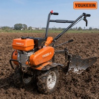 Motoculteur YKX 170F, mini-cultivateur agricole, machine à essence, rotoculteur pour le travail du sol et le désherbage agricole