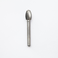 Lot de 10 fraises en carbure monobloc YG8 HRC 40-45 avec tige de 6 mm pour perceuse à percussion électrique, kit d'outils rotatifs, diamètre de perçage max. 10 mm, 12000 tr/min