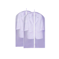 Ziplock de placard étanche à la poussière transparent et réutilisable avec logo personnalisé, organisateur de rangement de vêtements sacs à vêtements/
