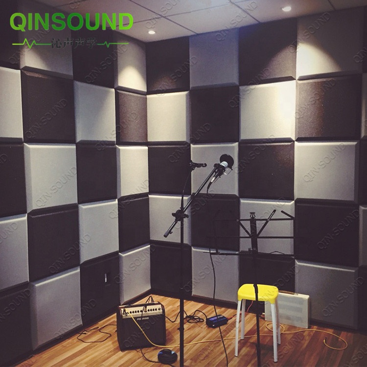 Черная студийная Звукопоглощающая акустическая пена со Скосом