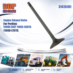 Soupape d'échappement moteur 3142A181 pour Perkins 1104D-E44T 1106C-E66TA 1106D-E70TA - Product Image 2