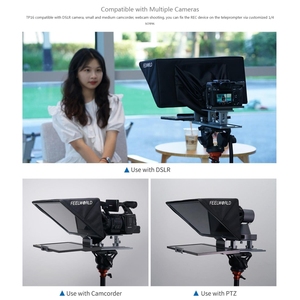 Feelworld Tp16 16 Inch Máy Tính Bảng Ngang Dọc Nhắc Gấp Teleprompter, Không Dây Điều Khiển Từ Xa - Product Image 6
