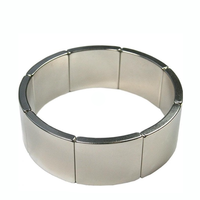 Balin murah pembuat Rotor Super kuat busur Magnet Neodymium 150mm Arc Generator