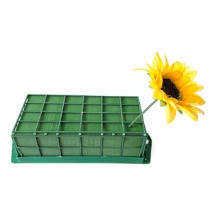 Venta al por mayor de floristería, marco de plástico, espuma floral personalizada, flor de espuma floral para funeral - Product Image 5