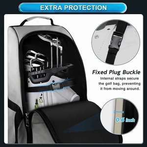 Bolsa de Viaje de Golf Profesional Personalizada, Reforzada, de Poliéster 900D, de Alta Calidad, Impermeable, con Ruedas, para Aerolíneas - Product Image 3