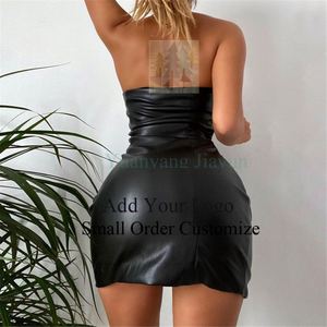 Nuovi Arrivi: Abito <span class=keywords><strong>in</strong></span> <span class=keywords><strong>Pelle</strong></span> alla Moda, <span class=keywords><strong>Vestito</strong></span> Aderente Sexy da Club per la Notte - Product Image 6
