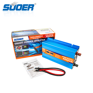 อินเวอร์เตอร์พลังงานแสงอาทิตย์ <span class=keywords><strong>Suoer</strong></span> SAA-D4000A แบบคลื่นไซน์ดัดแปลง DC/AC 12V 220V 300W-4000W 50/60Hz ประสิทธิภาพสูงสำหรับใช้ในบ้าน - Product Image 4