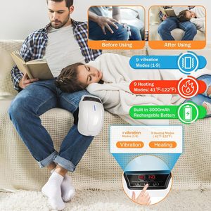 Cordless Rechargeable Knee Massager Electric <b>Heating</b> Vibration Warming Technology Effective for Joint Pain Relief Benefits Elbow - Product Image 6