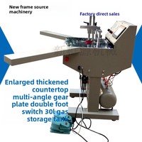 Machine de serrage et de clouage CNC entièrement automatique XKY pour cadres décoratifs en bois, écran tactile, moteur à engrenages haute puissance 3kW