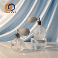 Botol Parfum Spray Kaca Bentuk Bulat Grosir 50ml 100ml, Botol Parfum Vintage Dengan Airbag, Dapat Dikustomisasi