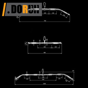 Attache <span class=keywords><strong>de</strong></span> câble <span class=keywords><strong>de</strong></span> traction LAT en acier inoxydable 304, <span class=keywords><strong>barre</strong></span> <span class=keywords><strong>de</strong></span> pression <span class=keywords><strong>triceps</strong></span>, <span class=keywords><strong>barre</strong></span> en forme <span class=keywords><strong>de</strong></span> V avec poignée en diamant, <span class=keywords><strong>musculation</strong></span> - Product Image 5