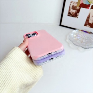 <span class=keywords><strong>Funda</strong></span> Moderna LZH de Alta Calidad para <span class=keywords><strong>iPhone</strong></span> <span class=keywords><strong>11</strong></span>/12/13/14/15 Pro Max, Diseño 2 en 1, Carcasa de TPU+PC con Acabado Mate Color Caramelo, Resistente a Impactos - Product Image 3