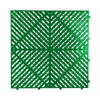 Dalles de sol de garage en PVC à emboîtement professionnel, 40x40cm, imperméables, avec grille de drainage ventilée, pour rénovation commerciale