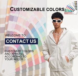 Moletom Masculino com Strass, Lavagem Ácida, Estilo Desgastado, Essencial para Streetwear, Moletom de Alta Qualidade, Oversized, com Zíper - Product Image 5