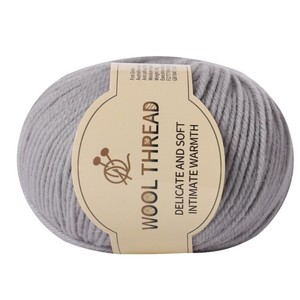 Filato Acrilico Medio-Spesso per Lavorazione a Maglia, Ideale per Sciarpe e Maglioni, Filato Sbiancato per Bambini e Neonati - Product Image 5