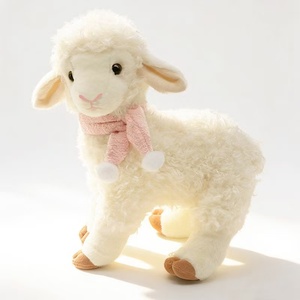 Peluche <span class=keywords><strong>de</strong></span> Oveja Pequeña y Linda con Tela Súper Suave, Relleno <span class=keywords><strong>de</strong></span> Algodón PP, 26cm/31cm, Unisex, Regalo <span class=keywords><strong>de</strong></span> Cumpleaños para Niños, Diseño <span class=keywords><strong>de</strong></span> <span class=keywords><strong>Alpaca</strong></span> - Product Image 4