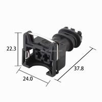Enchufe de interruptor de válvula electromagnética automotriz, Conector de 2 orificios 282189-1, Conector de inyector de combustible, enchufe de Sensor