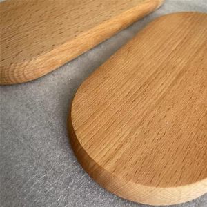 Benutzer definiertes Logo Mini Serviert ablett Oval Holz Serviert ablett Käse Dessert Tee Kaffeetasse Kerze Dekor Geschirr & Teller für Sushi - Product Image 5