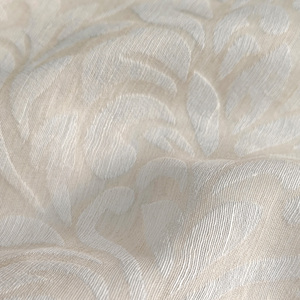 Voile <span class=keywords><strong>blanc</strong></span> de luxe et <span class=keywords><strong>tissu</strong></span> de rideau transparent en mousseline de soie tissé <span class=keywords><strong>plissé</strong></span> et rouleaux de pliage en S pour la décoration intérieure et les décors élégants - Product Image 5