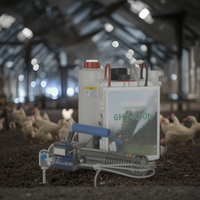 Pulvérisateur Dorsal Portable à Brouillard Froid, Petit, à Essence, pour Usine Agricole, Prévention des Épidémies et Désinfection des Rizières