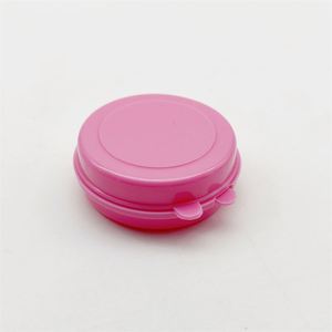Organisateur de pilules hebdomadaire rond avec 1 compartiment, boîte à pilules en plastique - Product Image 2