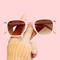 Gafas Ópticas Unisex de Moda, Montura Cuadrada Simple sin Aro, con Bloqueo de Luz Azul para Lectura
