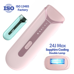 <span class=keywords><strong>Depiladora</strong></span> IPL Rosa 24J con Doble Pulso IGBT y Sistema de Enfriamiento de Zafiro, <span class=keywords><strong>Depiladora</strong></span> IPL Permanente <span class=keywords><strong>para</strong></span> Hombre y Mujer - Product Image 1