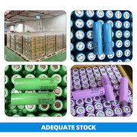 Celdas de Batería Samsung 3.7V 18650 21700 25R 30Q 35E 40T 50S 2500mAh 3500mAh 5000mAh Batería Recargable de Iones de Litio Cilíndrica