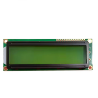 وحدة عرض LCD أحادية اللون YZY XNY1602W STN 16x2 مع إضاءة خلفية LED وشريحة تشغيل ST7066/ST7065، درجة حرارة التشغيل من -20 إلى 70 درجة مئوية