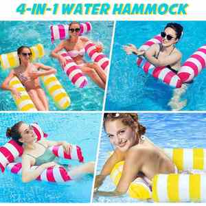 Flotador de Piscina Inflable de Malla Multifuncional Moderno con Logotipo Personalizado OEM/ODM, Hamaca Acuática de PVC, Flotadores de Piscina de Verano, Promoción Empresarial - Product Image 4