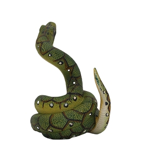 Estatua de simulación de PVC sólido al por mayor, modelo <span class=keywords><strong>Python</strong></span>, serpiente, Cobra, figuritas de animales, juguetes dirigidos a animales y colección de dinosaurios - Product Image 3