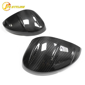 Copertura Specchietto Retrovisore in Fibra di Carbonio Stile <span class=keywords><strong>Mugen</strong></span> per Honda Civic 11a Generazione con Foro per Indicatore di Direzione - Product Image 2