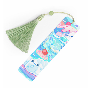 Promotional Bookmark Book Friend Bone China Bookmark Custom Transparent with Tassel Gift Decoration Bookmark