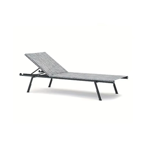 Chaise longue <span class=keywords><strong>de</strong></span> plage avec roulettes, lit <span class=keywords><strong>de</strong></span> jour extérieur, Teslin imperméable, pliable, design contemporain, lit <span class=keywords><strong>de</strong></span> <span class=keywords><strong>soleil</strong></span>, vente chaude - Product Image 6