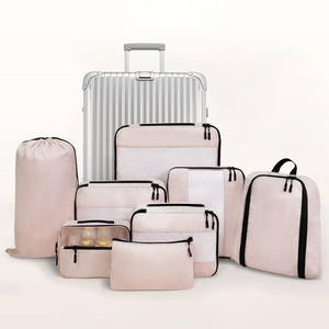 Organizador <span class=keywords><strong>de</strong></span> Maletas <span class=keywords><strong>de</strong></span> Viaje, 8 Piezas, Poliéster, Portátil, Ligero, Plegable, Cubos <span class=keywords><strong>de</strong></span> Embalaje, <span class=keywords><strong>Bolsa</strong></span> para Zapatos, <span class=keywords><strong>Bolsa</strong></span> <span class=keywords><strong>de</strong></span> Cosméticos, para Equipaje - Product Image 6