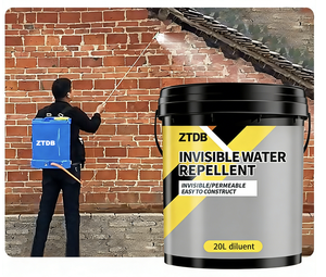 Agent de revêtement liquide concentré nano, imperméabilisant pénétrant pour <span class=keywords><strong>les</strong></span> toits, <span class=keywords><strong>les</strong></span> murs, <span class=keywords><strong>les</strong></span> matériaux d'imperméabilisation hydrophobes - Product Image 3