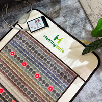Healthymate 2025 nouveauté cristaux améthyste pierres précieuses naturelles matelas faible EMF taille complète corée Morden thérapie à usage domestique