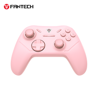 Fantech SHOOTER III WGP13S kontroler Gaming nirkabel, Gamepad efek Hall Multi platform serbaguna desain Pink untuk PC Mobile
