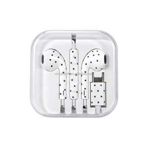 Écouteurs filaires haut de gamme Type C à motif de points, casque audio stéréo HD avec commande intégrée et microphone pour iPhone 18 17 <span class=keywords><strong>Samsung</strong></span> - Product Image 4