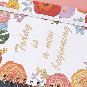 Planificador escolar de tapa dura, planificador de 12 meses con fuerte unión de doble alambre, lujo semanal mensual 2025, regalo diario impreso personalizado - Product Image 2