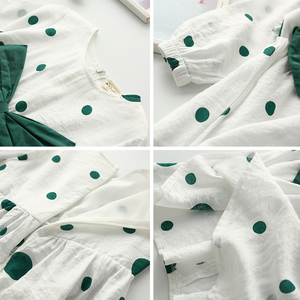 Ropa de Bebé al por Mayor de Corea, Vestido de Niña con Mangas Largas y Estampado de Lunares, Ropa Infantil Hecha en China de Ebay - Product Image 4