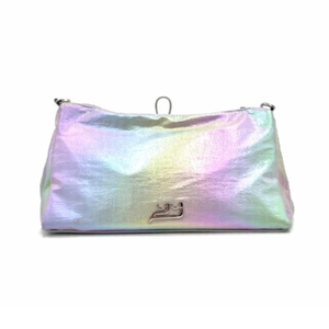 Premium Unique Material Bag Opal Polyurethane <b>Tote</b> With Metal Chain And Wrinkle Design Made In Korea For Export - Product Image 3