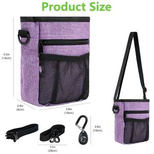 Free sample Reusable Silicone <b>Dog</b> <b>Treat</b> Pouch with Clip Portable Pet Snack <b>Bag</b> <b>for</b> Outdoor Training Hiking Walking Activities - Product Image 3