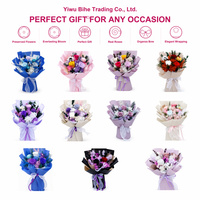Set Hadiah Buket Mawar Awet Harga Pabrik Langsung BH dengan Kotak Display Elegan - Kejutan Romantis Hari Valentine & Qixi